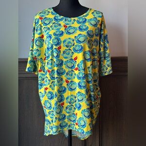 LULAROE Irma Multicolor tunic. Size S